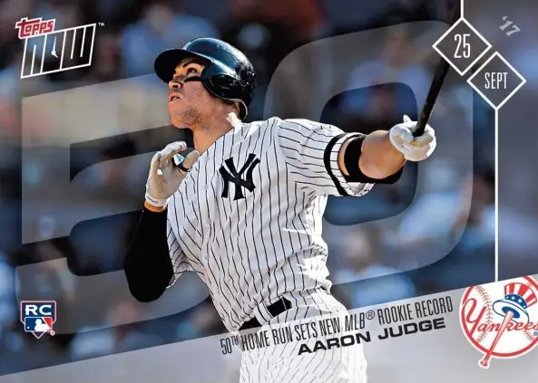 Aaron Judge Topps Rookie Card